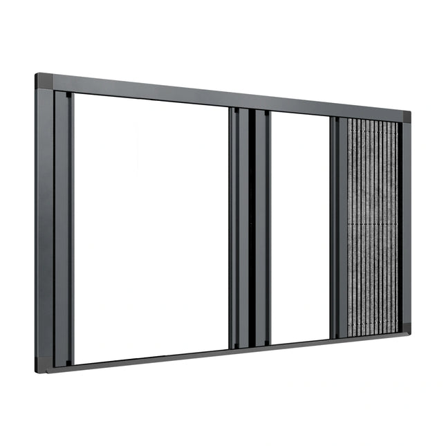 Moustiquaire Porte Fenetre Plissee Ouverture centrale - Sur Mesure