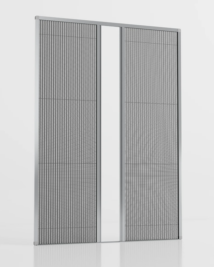 Moustiquaire Double Porte Fenetre Plissee - Sur Mesure