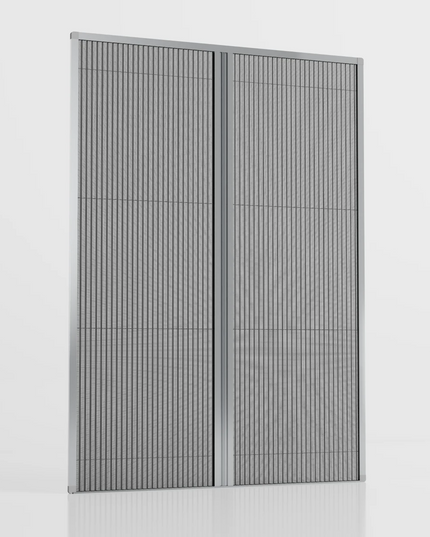 Moustiquaire Double Porte Fenetre Plissee - Sur Mesure