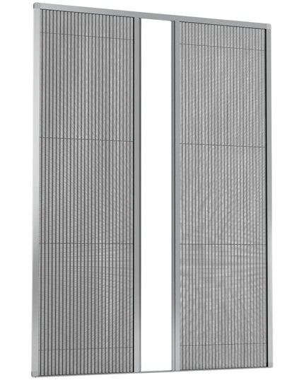 Moustiquaire Double Porte Fenetre Plissee - Sur Mesure