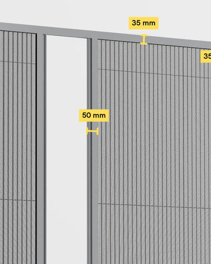 Moustiquaire Double Porte Fenetre Plissee - Sur Mesure