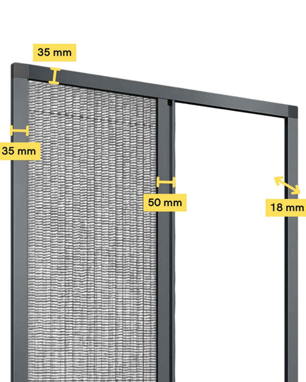 Moustiquaire Porte Fenetre Plissee - Sur Mesure