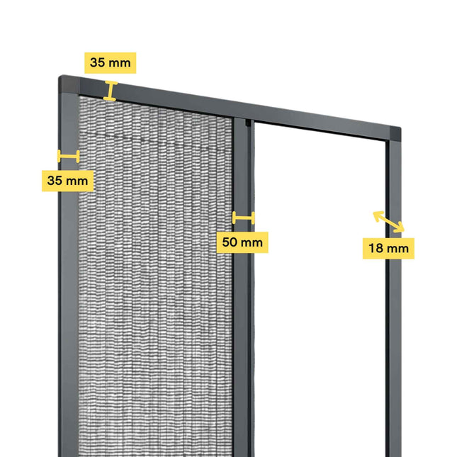 Moustiquaire Porte Fenetre Plissee - Sur Mesure